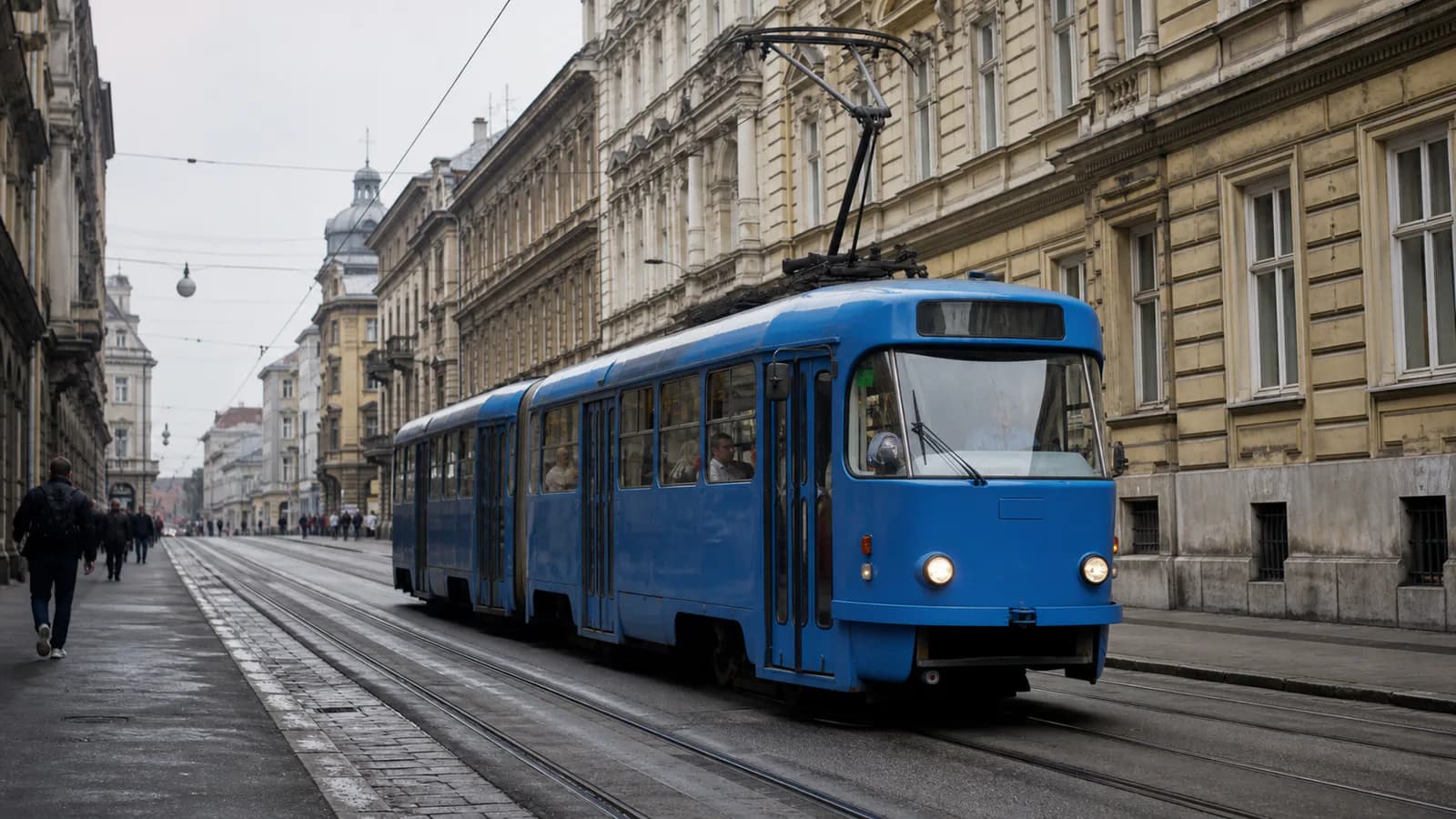 Zagreb at blue hour
